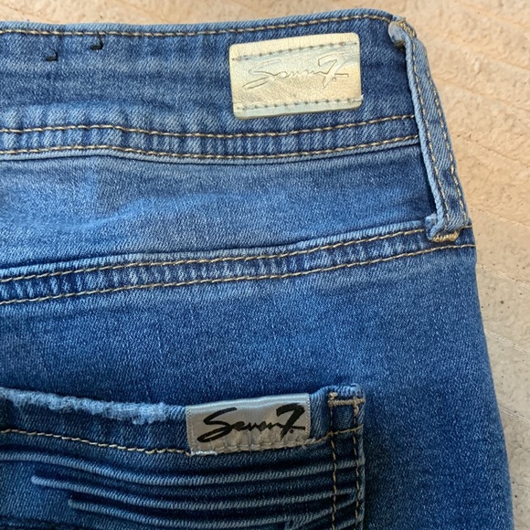 Seven7 Sz 10 High Rise Ankle Skinny Jeans - Picture 10 of 11